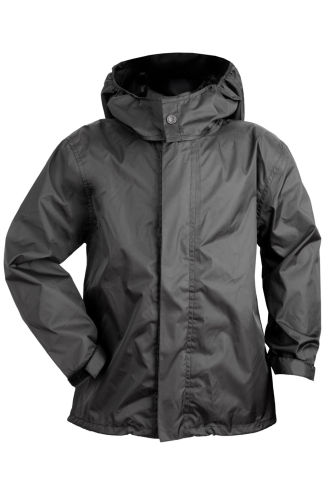 NANO RAIN JACKET KID - BLACK / 8 YEARS Black 