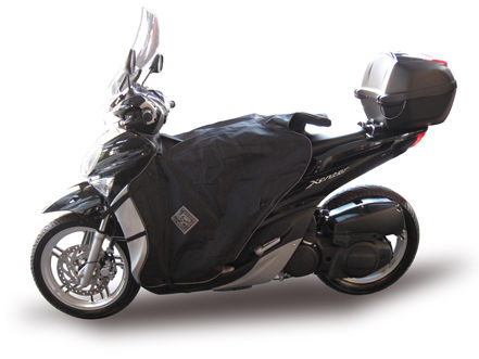 Termoscud®, scooter leg cover Yamaha Xenter and MBK Oceo Black