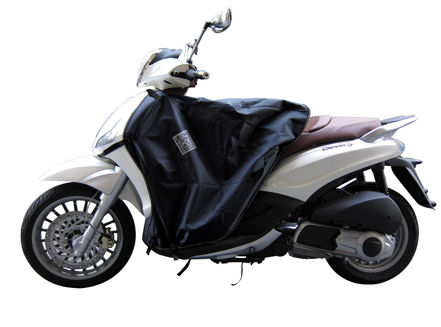 Termoscud®, scooter leg cover Piaggio Beverly 125/300/350 from 2010 Black