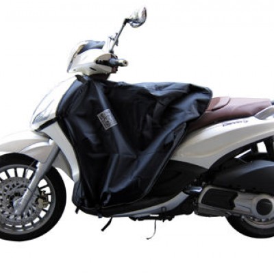 Termoscud®, scooter leg cover Piaggio Beverly 125/300/350 from 2010 Black