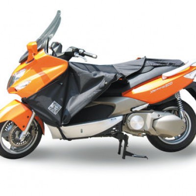 Termoscud®, scooter leg cover Kymco Xciting 250/300/500 and Kymco Xciting R 250/300/500 Black