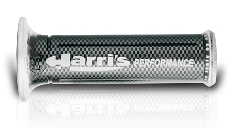 POLIMER - SILIKON RUČKE UPRAVLJAČA, OTVORENE, PAR, Ø 22+25 MM, DUŽINA 125 MM, CARBON LOOK <BR>* MODEL: HARRIS PERFOMANCE 01687/LF