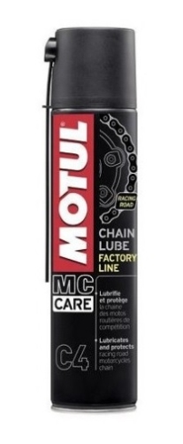 MOTUL C4 CHAIN LUBE FACTORY LINE / SPREJ ZA LANAC BIJELE BOJE <BR>*400 ML