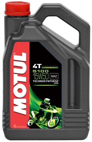 MOTUL 5100 4T 15W-50 / POLUSINTETIČKO MOTORNO ULJE * 4 LITRE