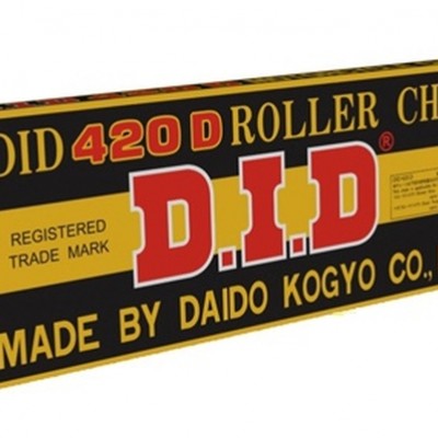 LANAC DID 420 D / BEZ O-RINGA / OTVOREN SA SPOJNICOM / 132 LINKA