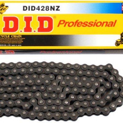 LANAC DID 428 NZ / BEZ O-RINGA / OTVORENI SA SPOJNICOM / 134 LINKA <BR>* ZA MOTOCROSS DO 100 CCM