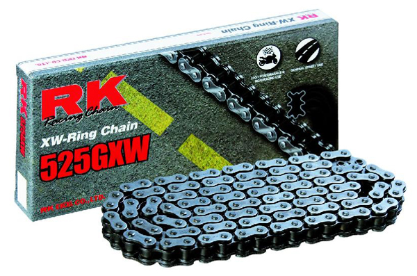 LANAC RK 525 GXW / XW-RING / OTVOREN SA SPOJNICOM / 124 LINKA <BR>* ZA MOTOCIKLE DO 1100 CCM