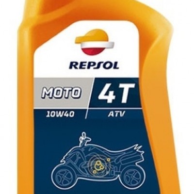 REPSOL MOTO ATV 4T 10W-40 / 100% SINTETIČKO MOTORNO ULJE <BR>* 1 LITRA