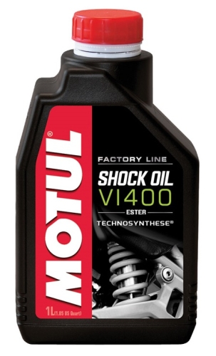 MOTUL SHOCK OIL FACTORY LINE VI 400 / ULJE ZA STRAŽNJE AMORTIZERE / INDEKS VISKOZNOSTI 400 <BR>* 1 LITRA