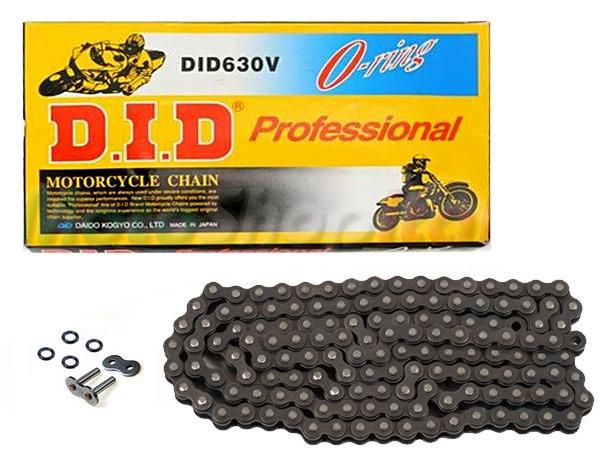 LANAC DID 630 V / O-RING / OTVOREN SA SPOJNICOM / 100 LINKOVA <BR>* ZA MOTOCIKLE DO 1200 CCM