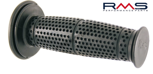 RUČKE / RUČICE / GUMENE NAVLAKE UPRAVLJAČA, CRNE, ZATVORENE, PAR - RMS AIR GRIP <BR>* UNUTARNJI PROMJER : Ø 22+25 MM <BR>* DUŽINA : 122 MM
