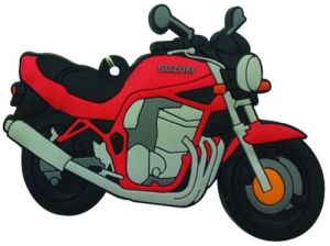 PRIVJESAK ZA KLJUČEVE GUMENI SUZUKI GSF BANDIT CRVENI (KEYR129)
