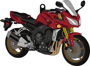PRIVJESAK ZA KLJUČEVE GUMENI YAMAHA FZ-1 (KEYR106)