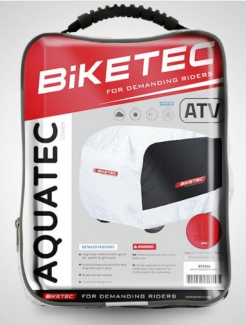 PREKRIVAČ / NAVLAKA / CERADA ZA ATV / QUAD  VODONEPROPUSNA <br> BIKETEC AQUATEC VELIČINA: M (BT3165.M)