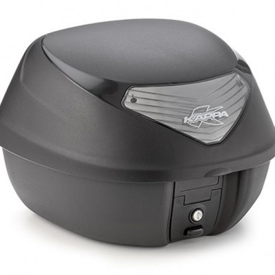 KOFER KAPPA 29 LIT MAT CRNI S PROZIRNIM (BIJELIM) KATADIOPTEROM I MONOLOCK PLOČOM (K29NT)