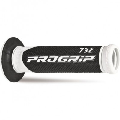 GUMENE RUČKE / NAVLAKE UPRAVLJAČA ZATVORENE PAR PROGRIP Ø 22+25 MM, DUŽINA 122 MM, BIJELO / CRNE (PG732)