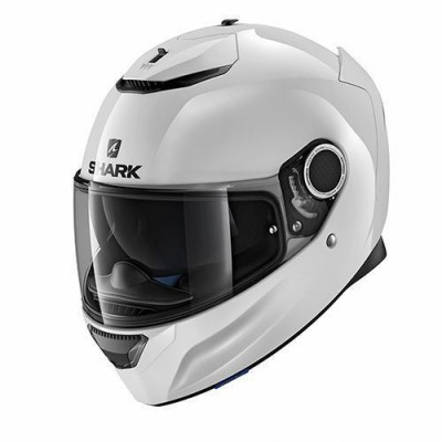 KACIGA INTEGRALNA SHARK SPARTAN S DVOSTRUKIM VIZIROM PROZIRNIM I ZATAMNJENIM <br> BOJA: SJAJNA BIJELA <br> VELIČINA: XL (61-62 CM)