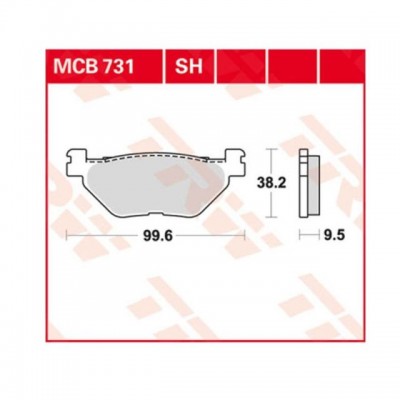 DISK PLOČICE SINTER SH TRW MCB731SH