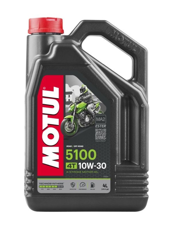 ULJE MOTUL 5100 10W30 4T POLUSINTETIČKO MOTORNO ULJE <BR> PAKIRANJE: 4 LIT