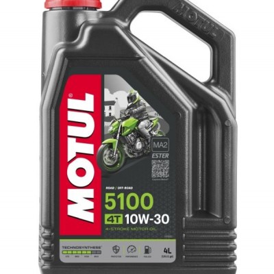 ULJE MOTUL 5100 10W30 4T POLUSINTETIČKO MOTORNO ULJE <BR> PAKIRANJE: 4 LIT