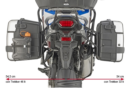 NOSAČI BOČNIH GIVI MONOKEY KOFERA HONDA CRF 1000L AFRICA TWIN 2020-2023 (PLO1178MK)