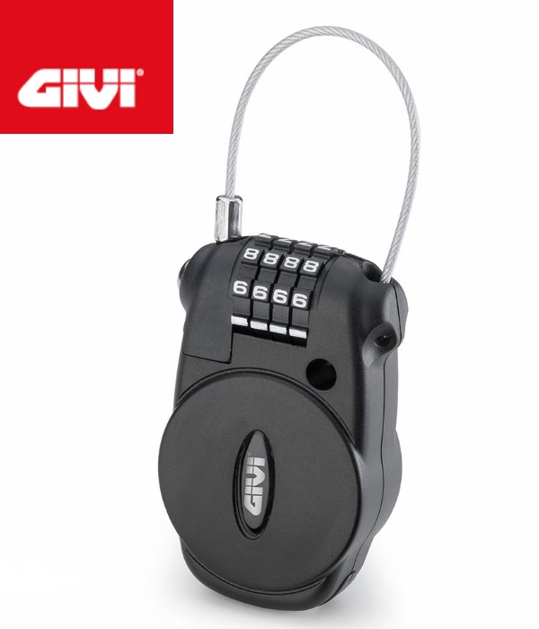 LOKOT SA SAJLOM ZA ZAKLJUČAVANJE KACIGE (SA ŠIFROM) GIVI S220