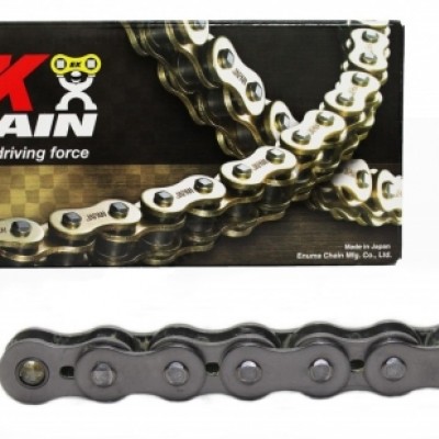 LANAC ENUMA CHAIN EK 525 DEX / QX-RING / OTVOREN SA SPOJNICOM / 120 LINKOVA <br> ZA MOTOCIKLE DO 650 CCM