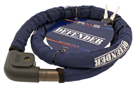 SAJLA ZA ZAKLJUČAVANJE MOTOCIKLA, SKUTERA RMS, DUŽINA 120 CM, PROMJER 22 MM <br> (288000690)