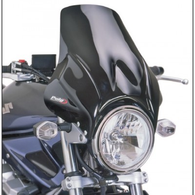 VIZIR / VJETROBRAN ZA NAKED MOTOCIKLE PUIG WINDSHIELD PLUS TAMNI (DARK SMOKE) 4620F