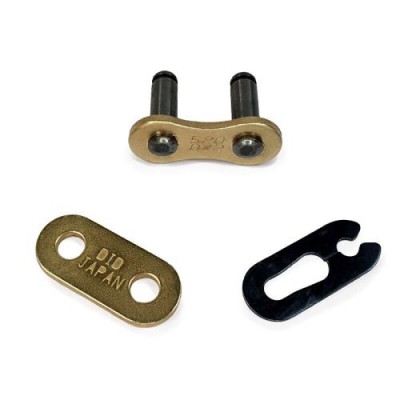 SPOJNICA LANCA ZLATNA S OSIGURAČEM (SPAJANJE BEZ ZAKIVANJA) DID 520DZ2 GOLD (520DZ2-RJ)