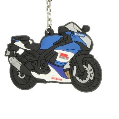 PRIVJESAK ZA KLJUČEVE GUMENI SUZUKI GSX-R PLAVO/BIJELI (KEYR125)