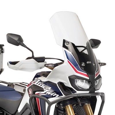 VJETROBRAN / VIZIR POVIŠEN, PROZIRAN HONDA CRF 1000L AFRICA TWIN 2016-2019 <br> (KD1144ST / GIVI: D1144ST)