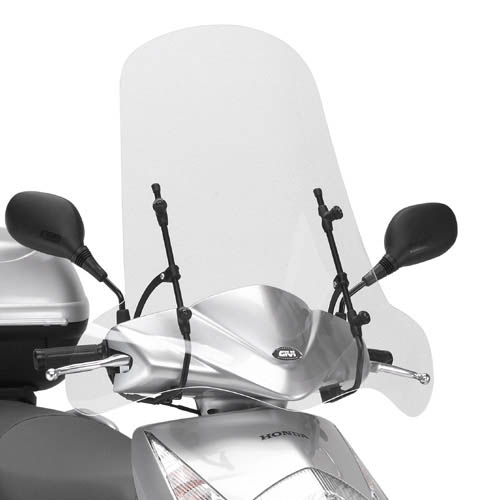 VJETROBRAN / VIZIR PROZIRAN HONDA Dylan 125-150 (2002-2007), YAMAHA Cignus X125 (2007-2015) <br> GIVI: 102A