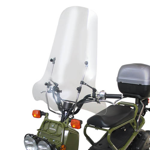 VJETROBRAN / VIZIR PROZIRAN APRILIA Sportcity 125-200-250, HONDA Zoomer / Ruckus 50, PEUGEOT LXR 125-200, SYM HD / HD2 / Evo 125-200, YAMAHA Neo's 50 <br> GIVI: 105A