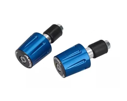 UTEZI ZA UPRAVLJAČ / VOLAN MOTOCIKLA PROMJERA 22 MM, MATERIJAL: ALUMINIJ, BOJA: PLAVA <BR> (ACCEL: BEC14BL)