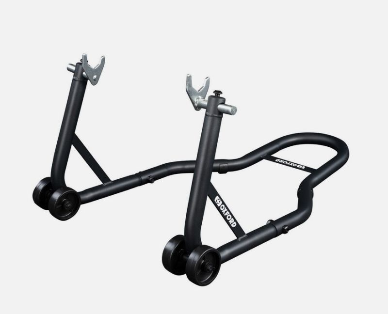 PODIZAČ / STALAK / ŠTENDER ZA MOTOCIKL, STRAŽNJI, TIP-V, S VILICAMA <br> OXFORD: SP821