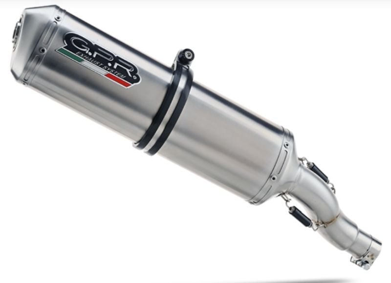 AUSPUH / ISPUŠNI LONAC / TOP KAWASAKI KLE 500 (1991-2007) INOX SJAJNI <br> (G.P.R: K.66.SAT)