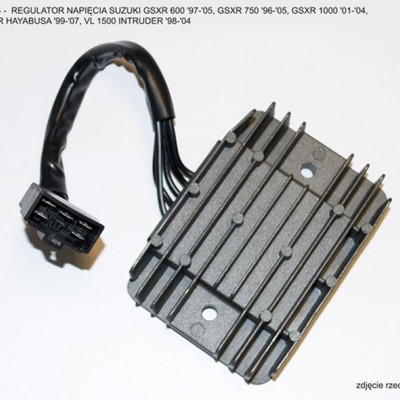REGULATOR NAPONA / REGLER - SUZUKI GSXR 600 (97-05), GSXR 750 (96-05), GSXR 1000 (01-04), GSX 1300R HAYABUSA 99-07, VL 1500 INTRUDER 98-04 <br> (GZRS14)