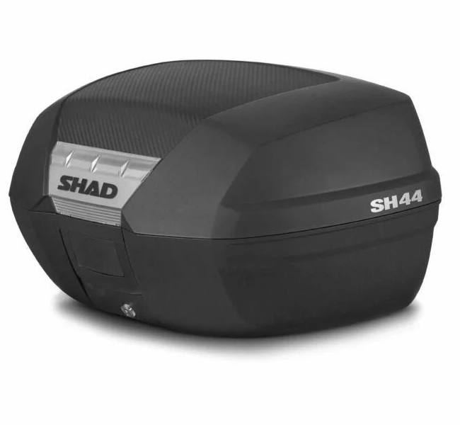 KOFER (TOP CASE) ZA MOTOCIKL / SKUTER / ATV / QUAD, 44 LIT, S PLOČOM ZA MONTAŽU, MAT CRNI <br> SHAD SH44 (D0B44100)
