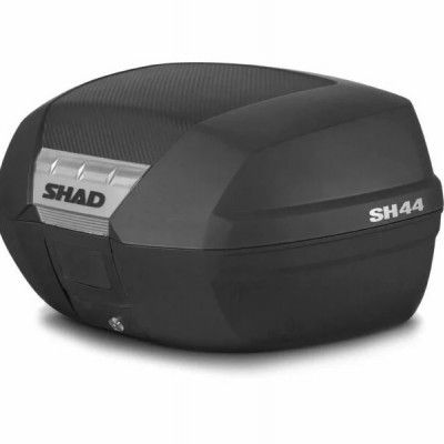 KOFER (TOP CASE) ZA MOTOCIKL / SKUTER / ATV / QUAD, 44 LIT, S PLOČOM ZA MONTAŽU, MAT CRNI <br> SHAD SH44 (D0B44100)