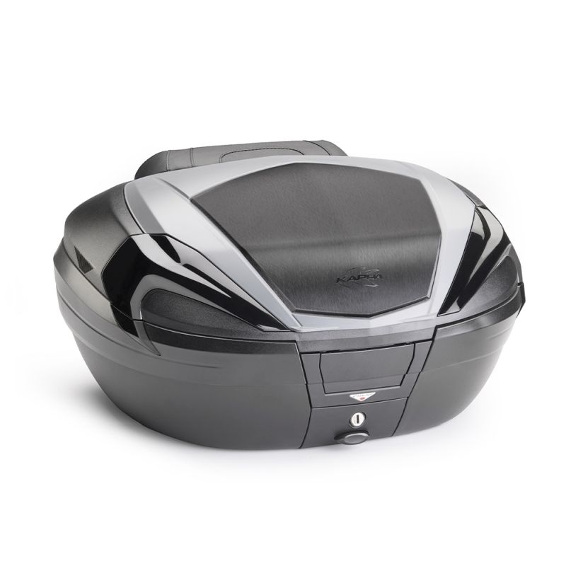 KOFER / KOVČEG (TOP CASE) ZA MOTOCIKL, 56 LIT, CRNI S ALU LOOK POKLOPCEM, MONOKEY <br> KAPPA (K5600NN)