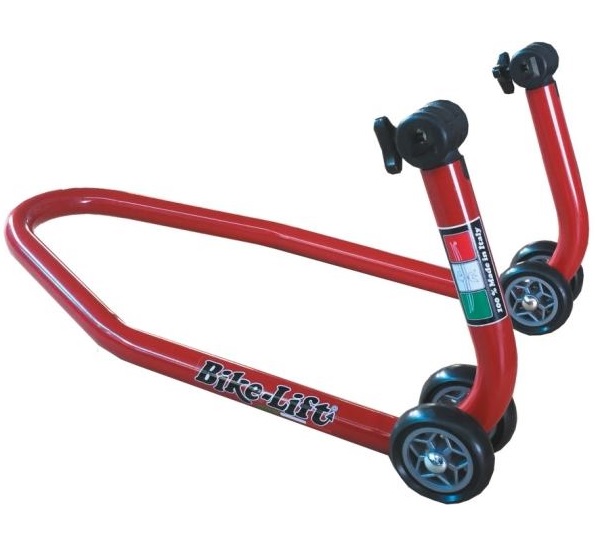 STALAK / PODIZAČ / ŠTENDER ZA MOTOCIKL, STRAŽNJI, CRVENI, BIKE LIFT (RS-17)