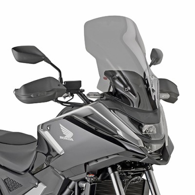VJETROBRAN / VIZIR ZA MOTOCIKL HONDA NC750X (2025), ZATAMNJEN (SMOKED), VISINA: 52,5 CM x ŠIRINA 37 CM (12,5 CM VIŠI OD ORIGINALNOG VIZIRA) GIVI: D1217S