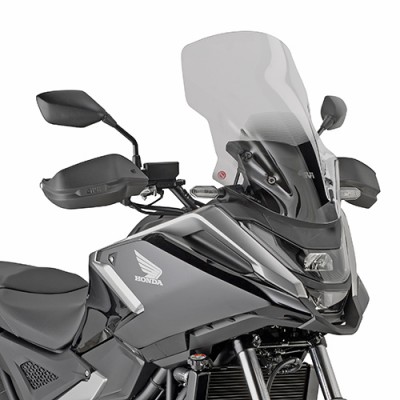 VJETROBRAN / VIZIR ZA MOTOCIKL HONDA NC750X (2025), PROZIRAN (TRANSPARENT), VISINA: 52,5 CM x ŠIRINA 37 CM (12,5 CM VIŠI OD ORIGINALNOG VIZIRA) GIVI: D1217ST