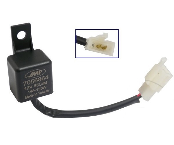 RELEJ (AUTOMAT) ZA LED ŽMIGAVCE I ZA SIJALICE SA ŽARNOM NITI, DVOPINSKI, 12V/1W-130W (705.68.64)