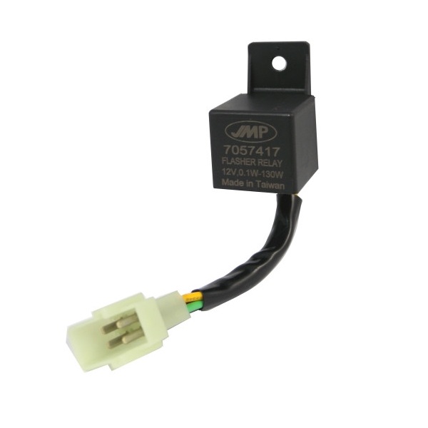 RELEJ (AUTOMAT) ZA LED ŽMIGAVCE I ZA SIJALICE SA ŽARNOM NITI, ČETIRI PINA, 12V / 0,1W-130W, ODGOVARA ZA HONDA MOTOCIKLE I SKUTERE (705.74.17)