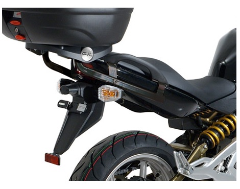 NOSAČ STRAŽNJEG (CENTRALNOG) KOFERA ZA MOTOCIKL KAWASAKI ER-6N / ER-6F 650 (2005-2008) <br> (KZ445) GIVI: 445FZ