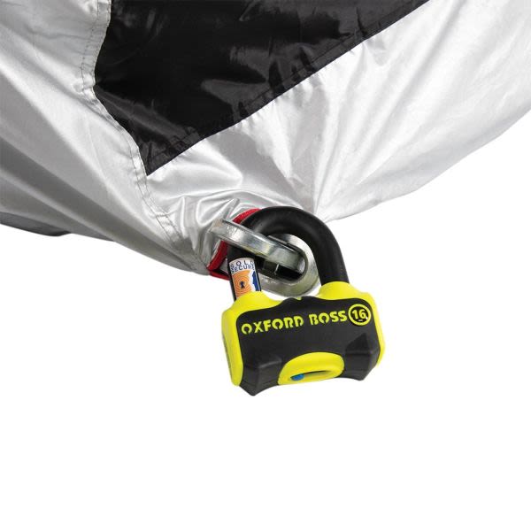 PREKRIVAČ / NAVLAKA / CERADA VODONEPROPUSNA ZA MOTOCIKL, SKUTER S KOFEROM OXFORD AQUATEX <br> VELIČINA: M