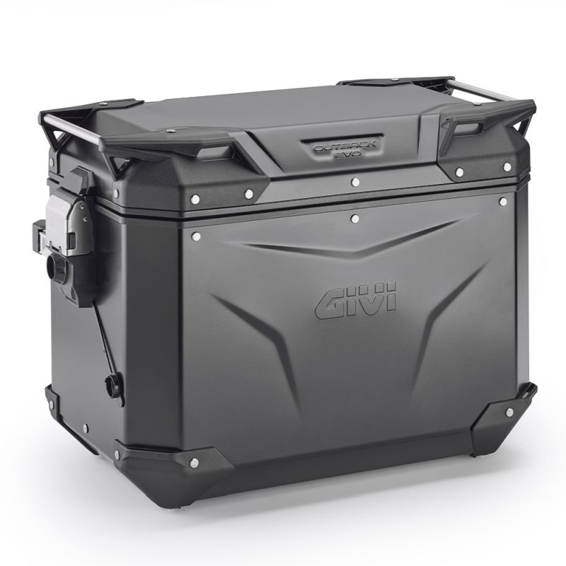 KOFER BOČNI LIJEVI ALUMINIJSKI CRNI, GIVI TREKKER OUTBACK EVO SMART 48 BLACK LINE <br> (OBKEV48BL)